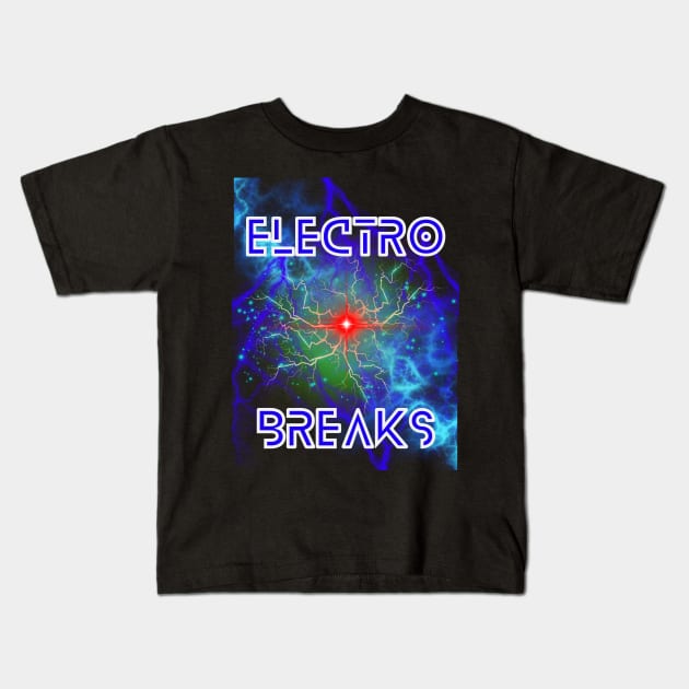 Electro Breaks Kids T-Shirt by DvsPrime8